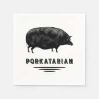 Louveur de bacon - Porkatarian - Pig antique