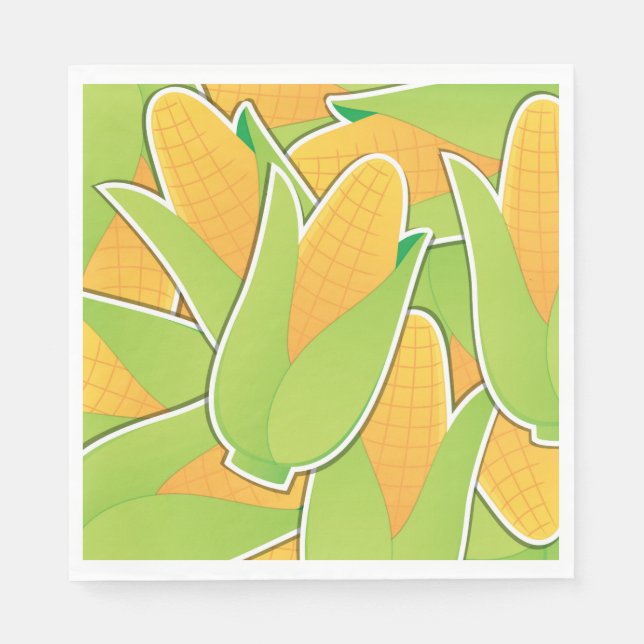 Serviettes Jetables maïs (Devant)