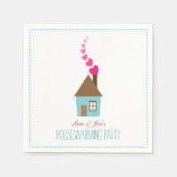 Maison avec Coeurs Fête de réchauffement domestiqu