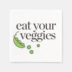 Serviettes Jetables Mangez de votre légume