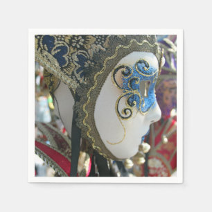 Serviettes Jetables Masque de Carnaval de Venise