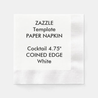 Serviettes Jetables Modèle papier Napkine à bord cousu