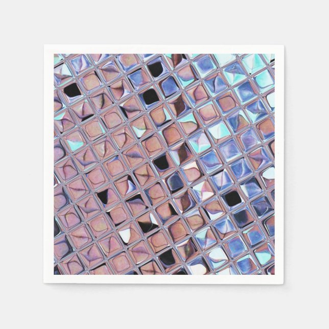 Serviettes Jetables Monde Disco Ball Mirco super (Devant)