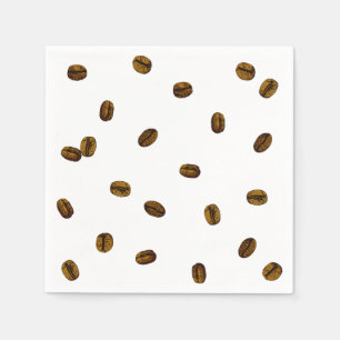 Serviettes Jetables Motif de café