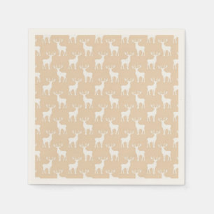 Serviettes Jetables Motif de cerf mâle mignon