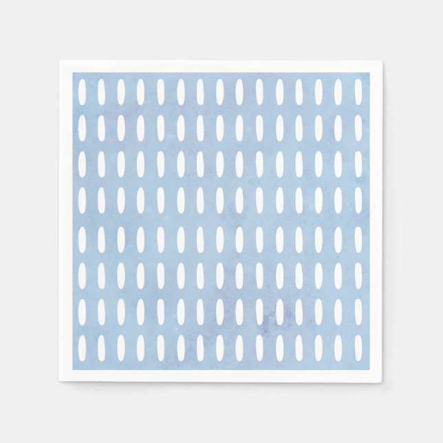 Serviettes Jetables Motif de goutte de monogramme (Devant)