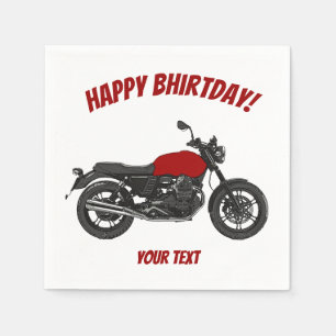 Serviettes Jetables Motorcycle