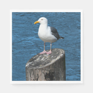 SERVIETTES JETABLES MOUETTE