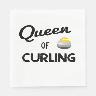 Serviettes Jetables Napkin en papier Queen of Curling