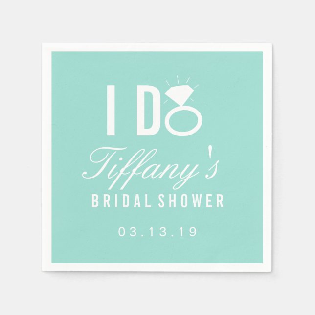 Serviettes Jetables Napkin - JE FAIS (Devant)