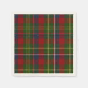 Serviettes Jetables Naples en Papier Plaid Forrester Tartan