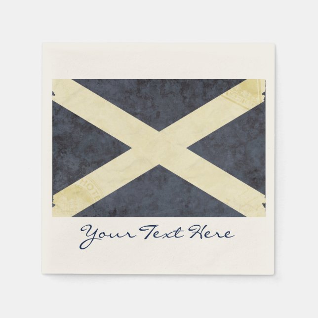 Serviettes Jetables Naples Scotland Flag Party (Devant)