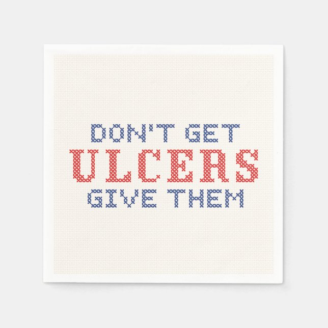 Serviettes Jetables Ne pas avoir d'Ulcères (Devant)