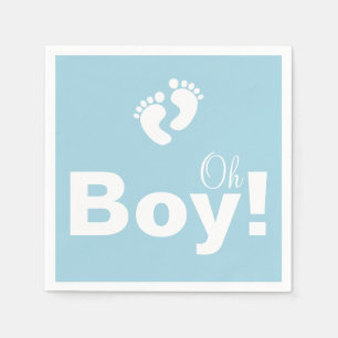 Serviettes Jetables Oh ensemble de serviette de papier de baby shower