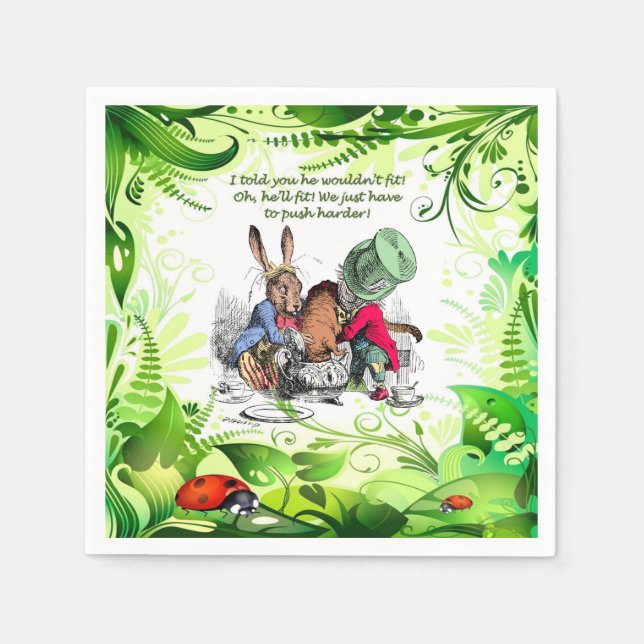 Serviettes Jetables Oh, il va s'adapter ! 1 (Devant)