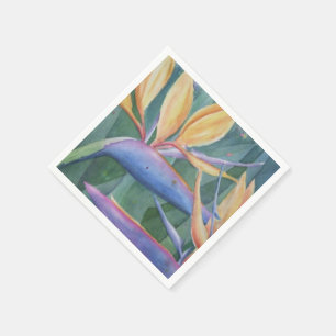 SERVIETTES JETABLES OISEAU DE PAPIER PARADIS NAPKINS