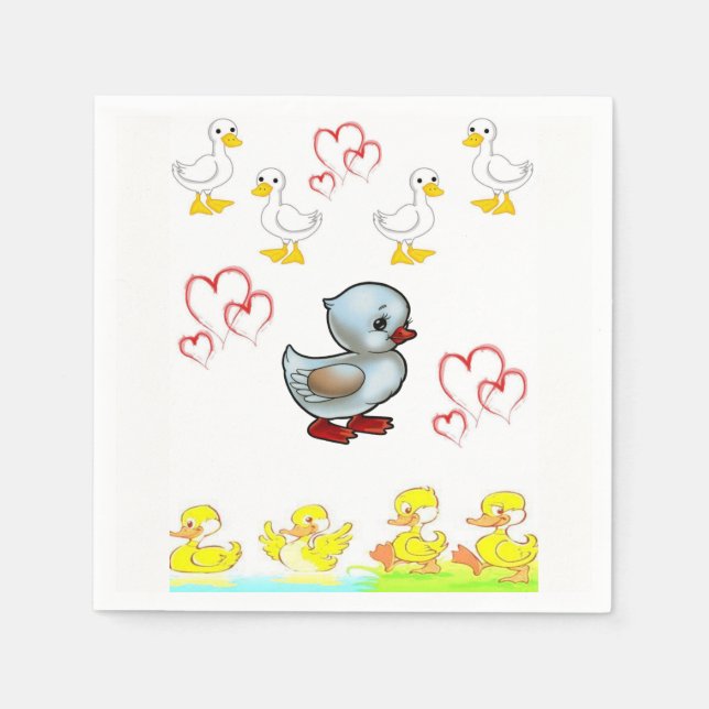 Serviettes Jetables Papier (Devant)