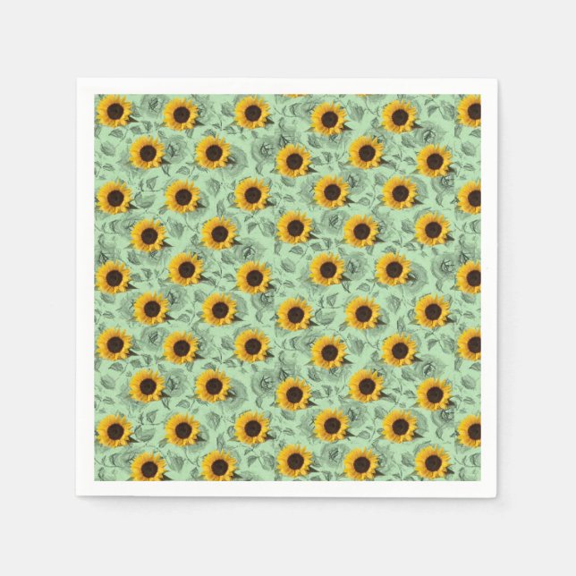 Serviettes Jetables Papier (Devant)