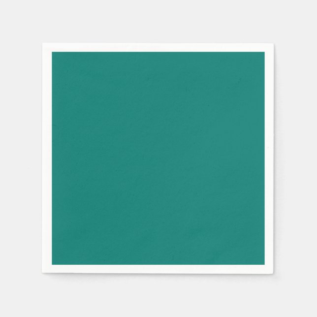 Serviettes Jetables Papier à cocktail Pine Green Standard Napkin (Devant)
