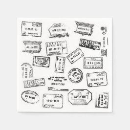 Serviettes Jetables Papier à tampons