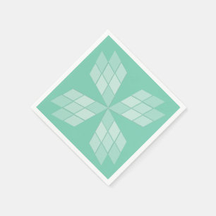 Serviettes Jetables Papier - Pétales en diamant