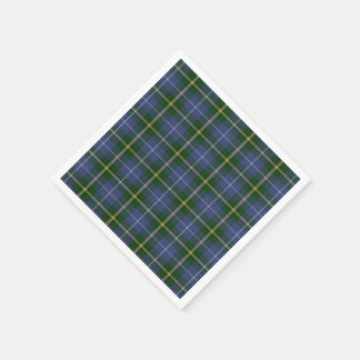 Serviettes Jetables papier serviettes bleu Nouvelle-Écosse Tartan plai