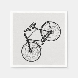 Serviettes Jetables papier serviettes vélo blanc noir
