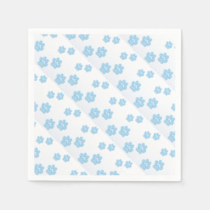 Serviettes Jetables Papiers à cocktails standard - Papier à soupe bleu