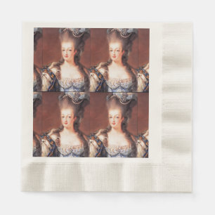 Serviettes Jetables Paris Français Marie Antoinette Papier