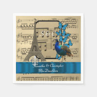 Paris romantique et feuille de musique mariage vin