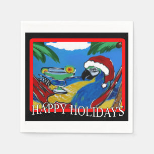 SERVIETTES JETABLES PERROQUET DE FÊTE