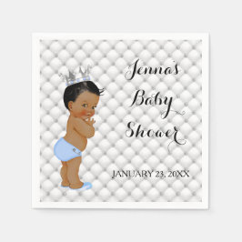 Serviettes Jetables Petit Prince Ethnic Baby Boy Diamonds Glam