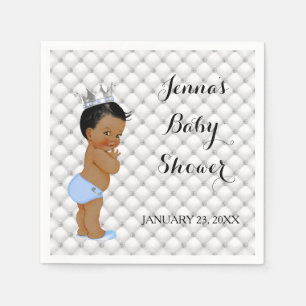 Serviettes Jetables Petit Prince Ethnique Bébé Garçon Diamants Glam