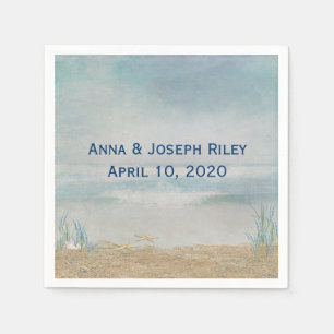 Serviettes Jetables Poisson étoilée et océan