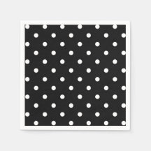 Polka noir et blanc point mode moderne