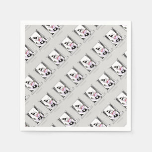 Serviettes Jetables porc bonjour