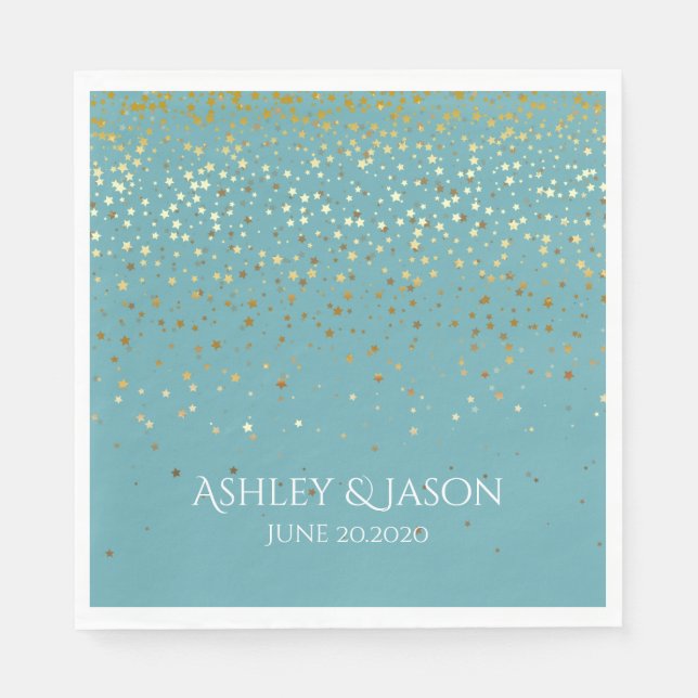 SERVIETTES JETABLES POUR FÊTE EN PAPIER PETITES ÉT (Devant)