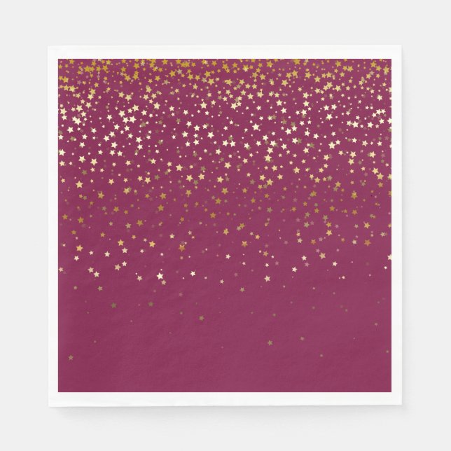 SERVIETTES JETABLES POUR FÊTE EN PAPIER PETITES ÉT (Devant)