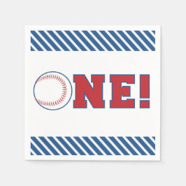 Serviettes Jetables Premières Naples de baseball