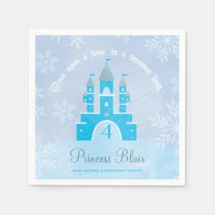 Serviettes Jetables Princesse Party Napkins du pays des merveilles