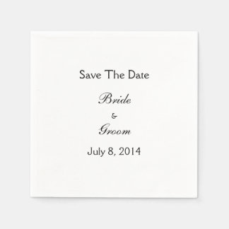 Serviettes Jetables Réservez la date