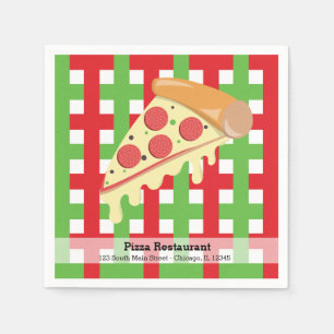 Serviettes Jetables Restaurant de pizza