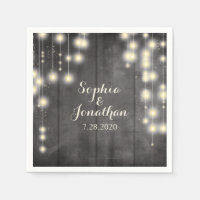 Rustique Mariage Twinkle String éclairs Barne Bois