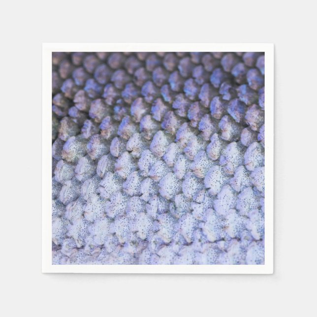 Serviettes Jetables Saumon chatoyant (Devant)