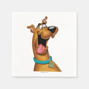 Serviettes Jetables Scooby-Doo a excité le visage