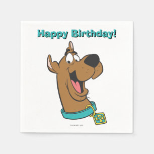 Serviettes Jetables Scooby-Doo Joyeux Visage