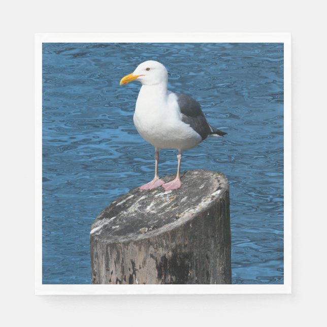 SERVIETTES JETABLES SEAGULL (Devant)