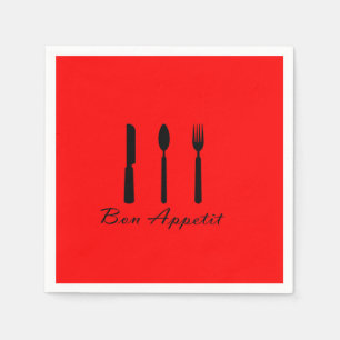 Serviettes Jetables Serviette de papier d'Appetit de fève de café