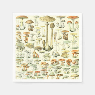 Serviettes Jetables Serviette de papier de champignons