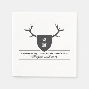 Serviettes Jetables Serviette Trophée Rustique